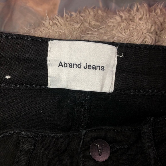 abrand black denim skirt - Picture 3 of 3